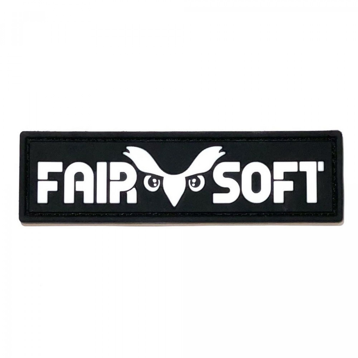 Patch Emborrachado Velcro Fairsoft Oficial - Black | FAIRSOFT