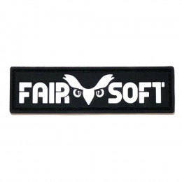 Patch Emborrachado Velcro Fairsoft Oficial - Black